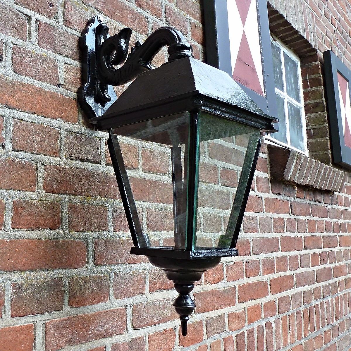 E237. Top down straight bracket small + lantern 4 sided small. 59 cm
